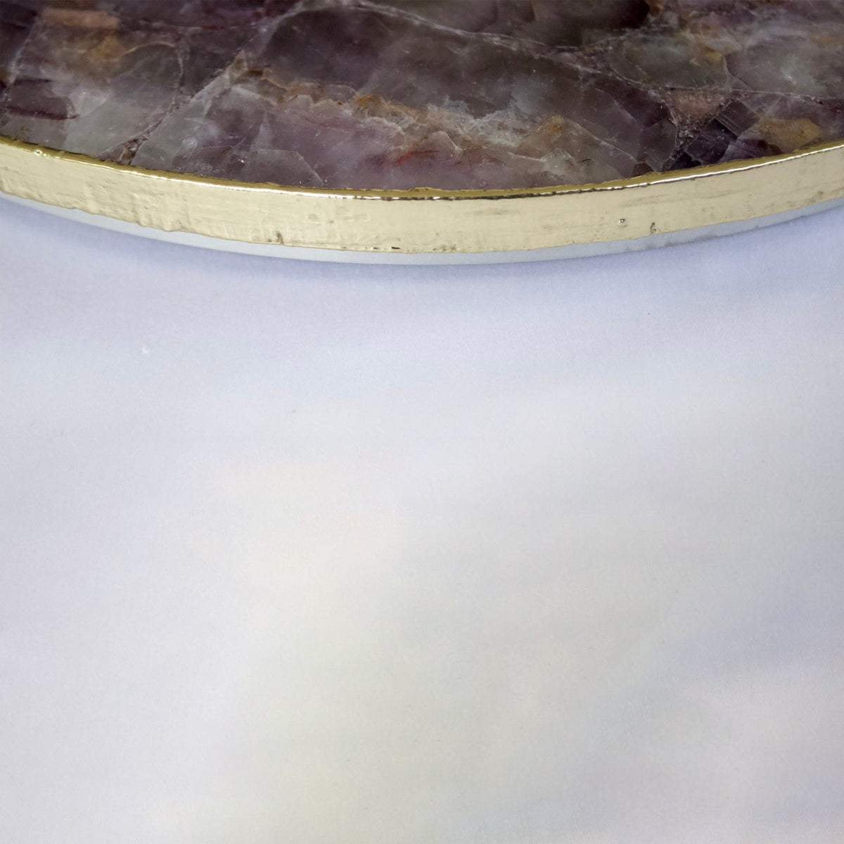 Amethyst Agate LazySusan | Countertop | Turntable | Centerpiece
