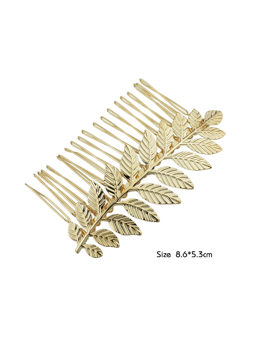 Costume Hair Accessories Gold Silver Leaf Hair Comb Hair Clips Girls Headpiece