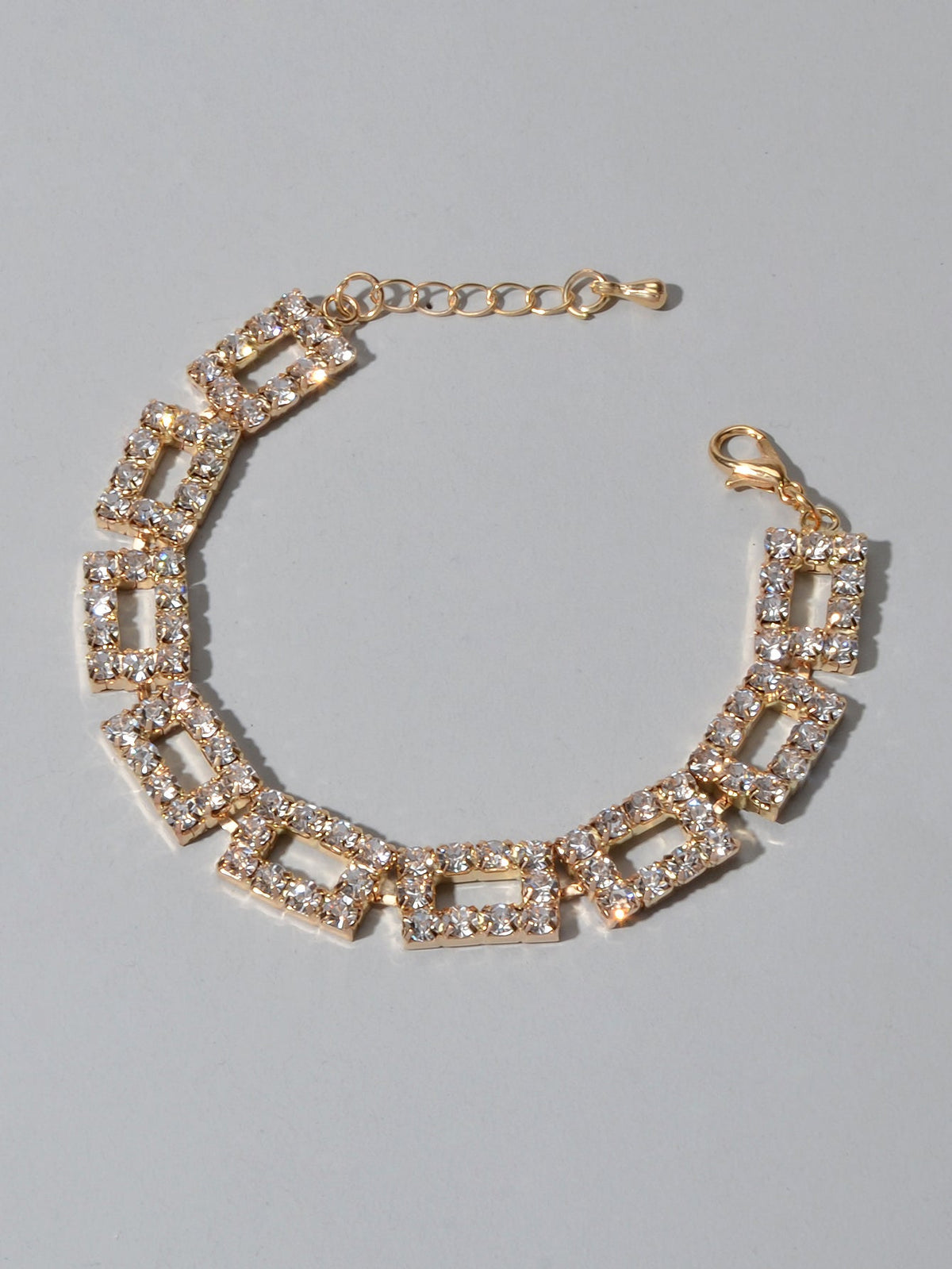 Textured Full Simulated Cubic Zirconia Silver Chain Collection Tennis Bracelets