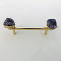 Amethyst Agate Cabinet Handles – Set of 4