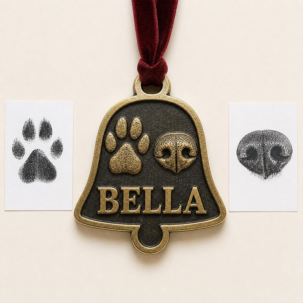 Pet Print Ornament, Bell