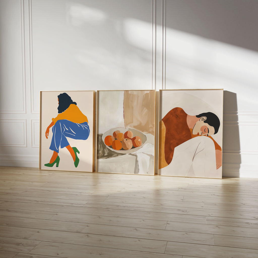 Moderne Kunst Poster · Geschenkidee · Porträts, Stillleben und Zeitgenössische Malerei · Dekoprint ohne Rahmen