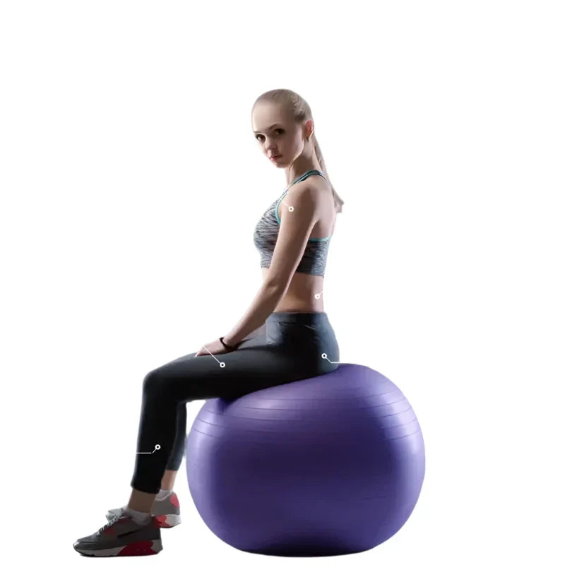 Yoga Ball for Fitness and Balance - Sports & Fitness > Exercise, Gym & Fitness > Yoga & Pilates at Dealshubindia