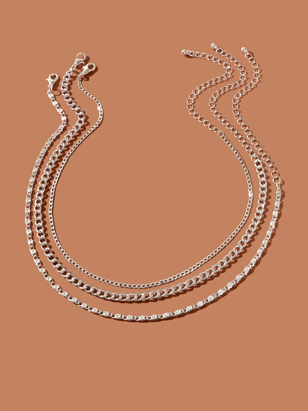 Stunning Multi-Layered Chain Link Necklace Trendy Statement Jewellery for Women