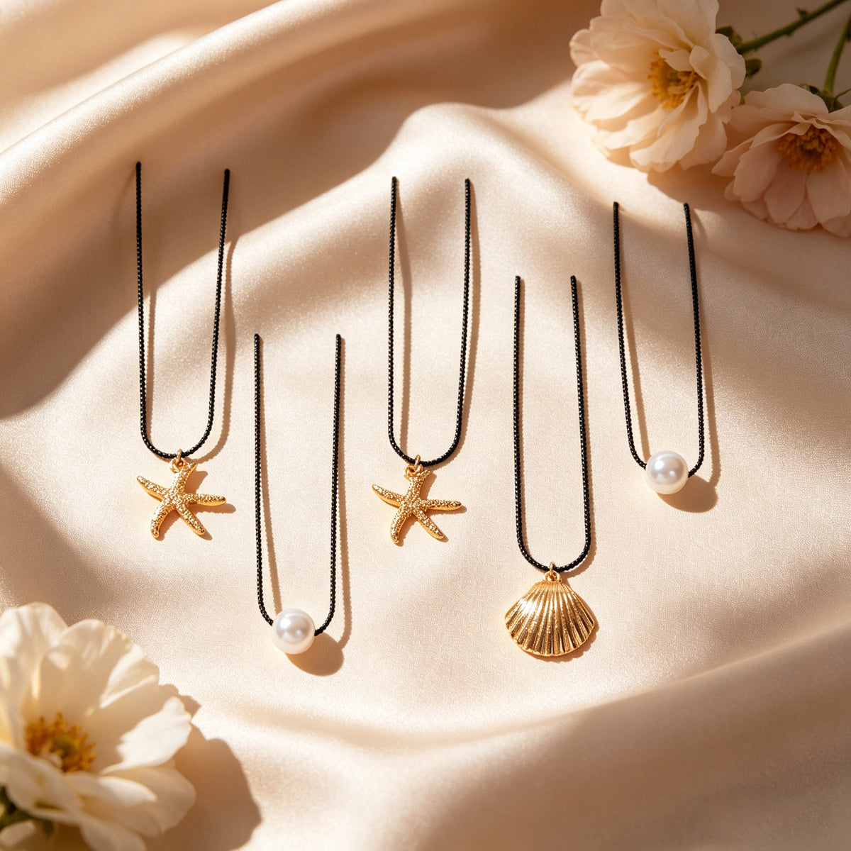 5pcs Hair Pins with Starfish Shell Pearl Charm Hair Sticks Hair Accessories Gift