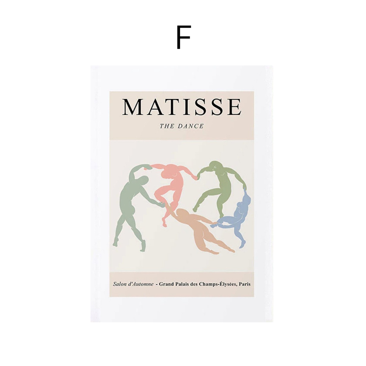 Poster Matisse Blumen Körper| Bilder Wohnzimmer | Wandbilder Schlafzimmer | Deko Print ohne Rahmen | Bilder  Matisse Beige