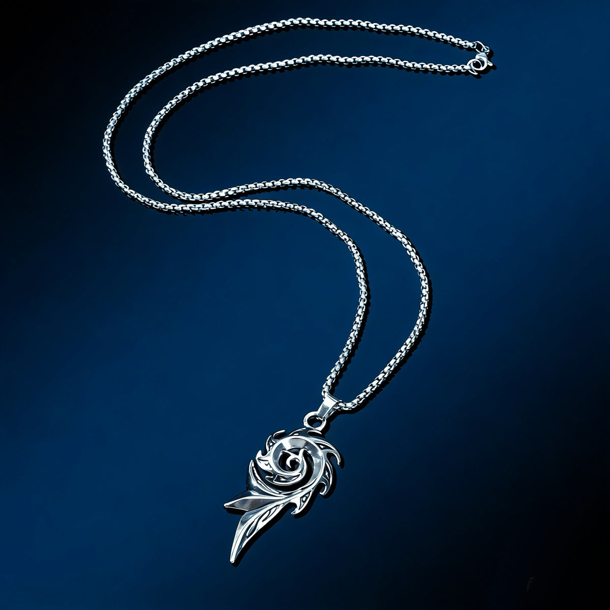 Y2K Punk Rock Stainless Steel Long Chain Geometric Pendant Party Daily