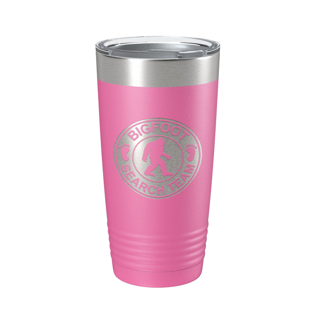 Bigfoot Tumbler Sasquatch Search Team Travel Mug Insulated Laser Engraved Coffee Cup Outdoorsman Gift 20 oz
