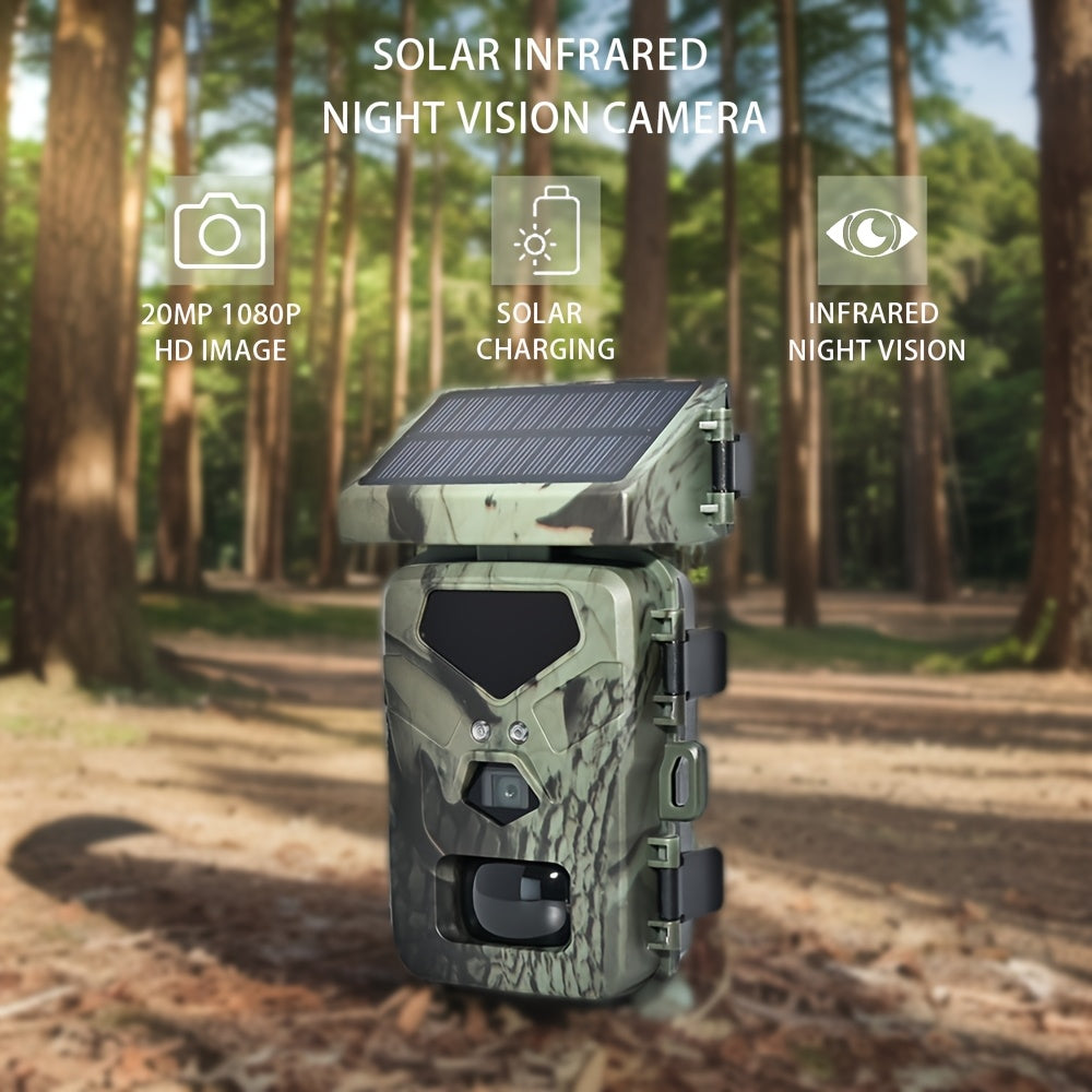Solar Infrared Wildlife Security Camera (20MP) - Cameras > Camera Accessories at Dealshubindia