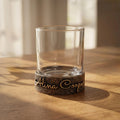 Personalized Name Whiskey Glass – Name Raised in Metal, 10 oz-0