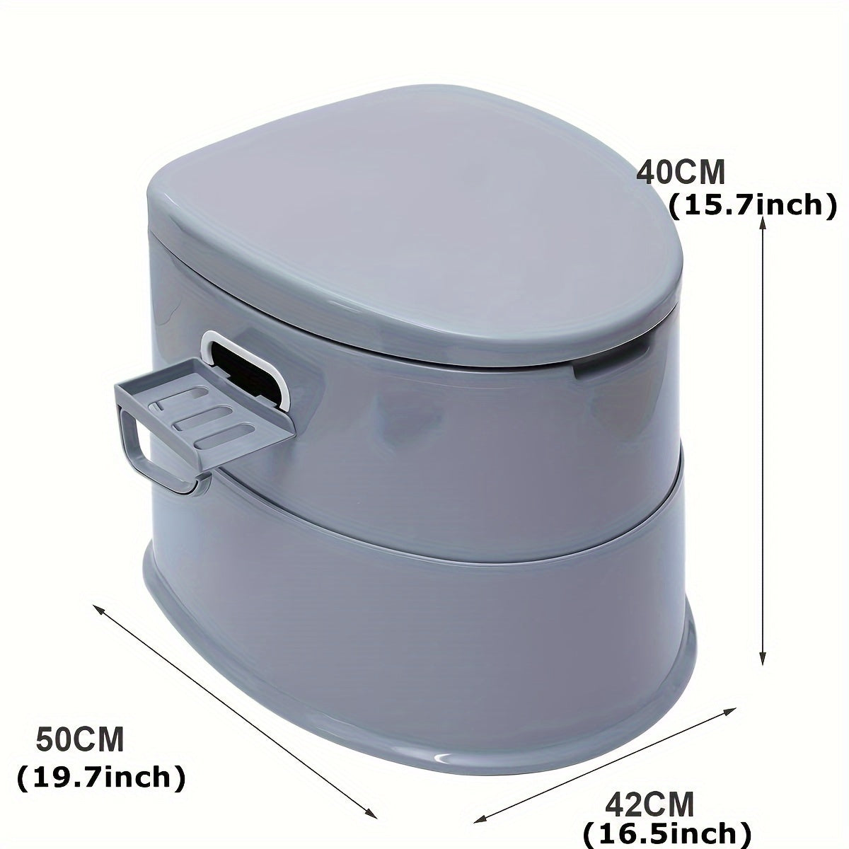 Compact Deluxe Portable Toilet for Camping & Travel - Portable Showers & Privacy Enclosures at Dealshubindia