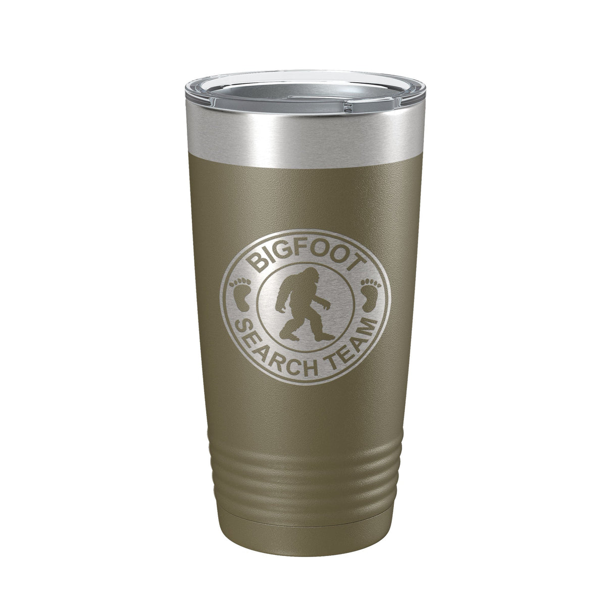 Bigfoot Tumbler Sasquatch Search Team Travel Mug Insulated Laser Engraved Coffee Cup Outdoorsman Gift 20 oz