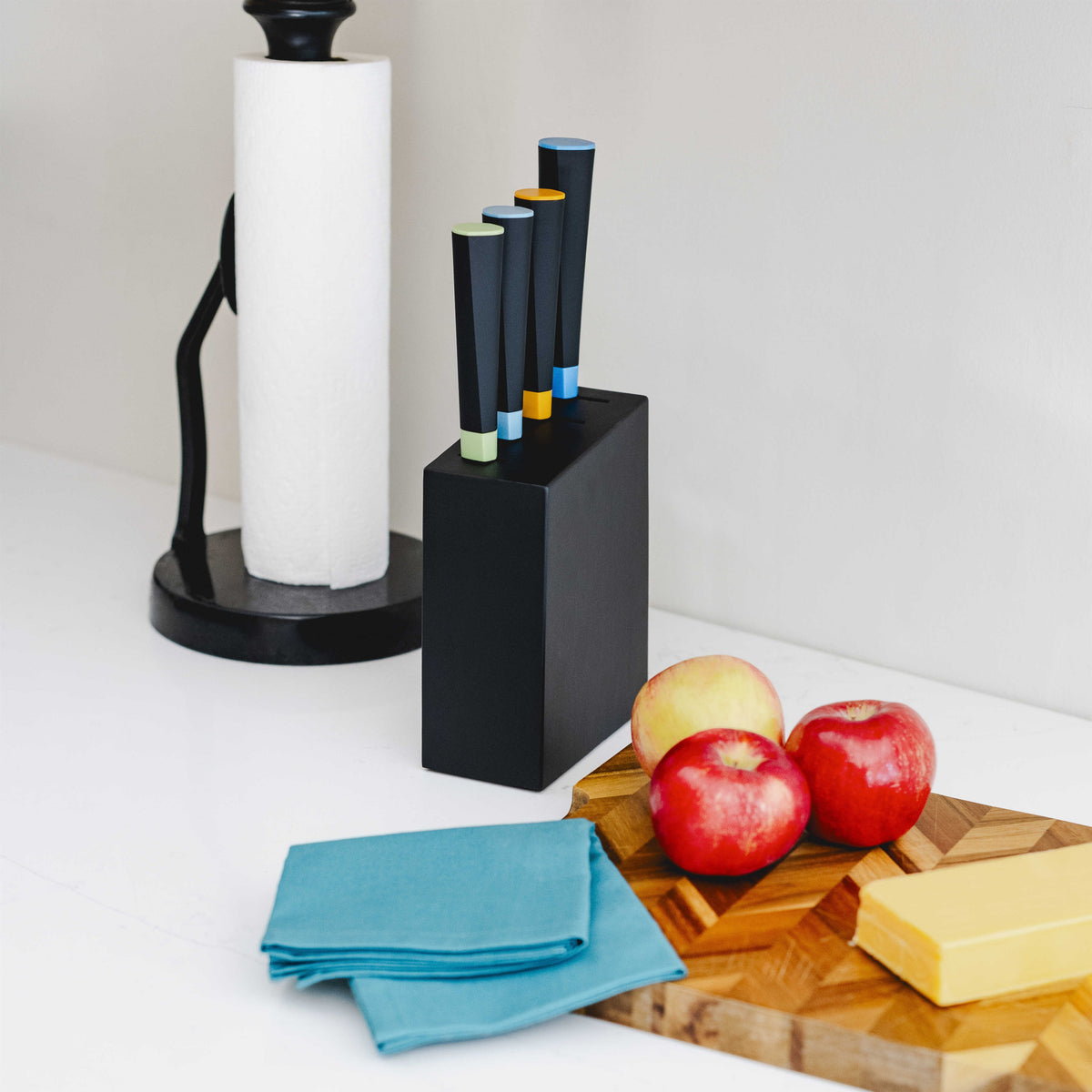 Artistic Edge 5-Piece Knife Block Set - Kitchen Knives at Dealshubindia