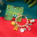 Christmas Charm Pearl Bracelet - n/a at Dealshubindia