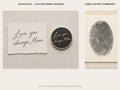 Custom Fingerprint Memorial Plaque, Antique Brass Keepsake, Personalised Handwriting Remembrance Gift for Mom