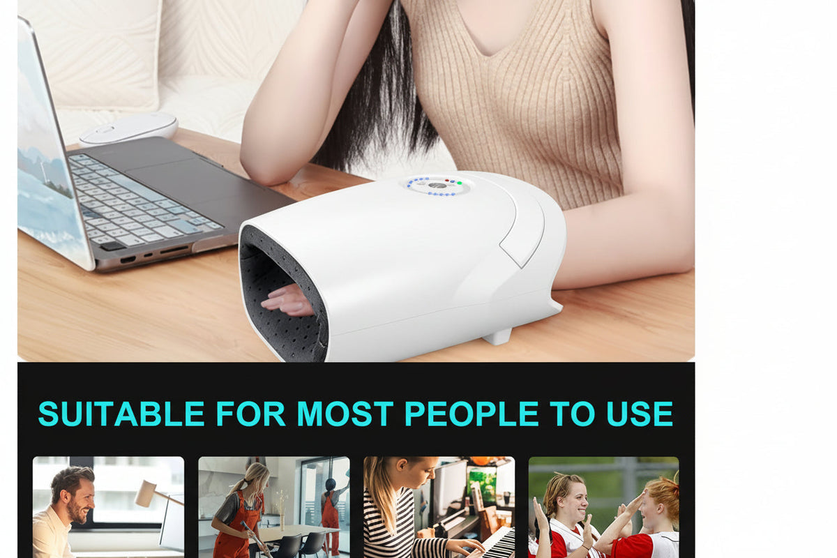 Wireless Electric Hand Massager with Compression