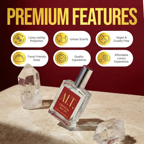 ALT. FRAGRANCES Crystal No. 23 – Inspired by Bac. Roug. 540, Unisex Perfume, Extrait de Parfum, Long Lasting Perfume for Men & Women with Jasmine, Amberwood & Cedar Notes, 60ml - n/a at Dealshubindia