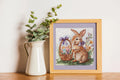 In Search of a Holiday Easter Bunny Counted Cross-Stitch Kit by Abris Art AH-201