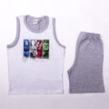 Marvel Avengers Boys Cotton T-Shirt & Shorts Set - Grey