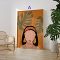 Boho Frauen Poster · Geschenkidee · Terrakotta, Wüstenkunst und Abstrakte Figuren · Dekoprint ohne Rahmen-2