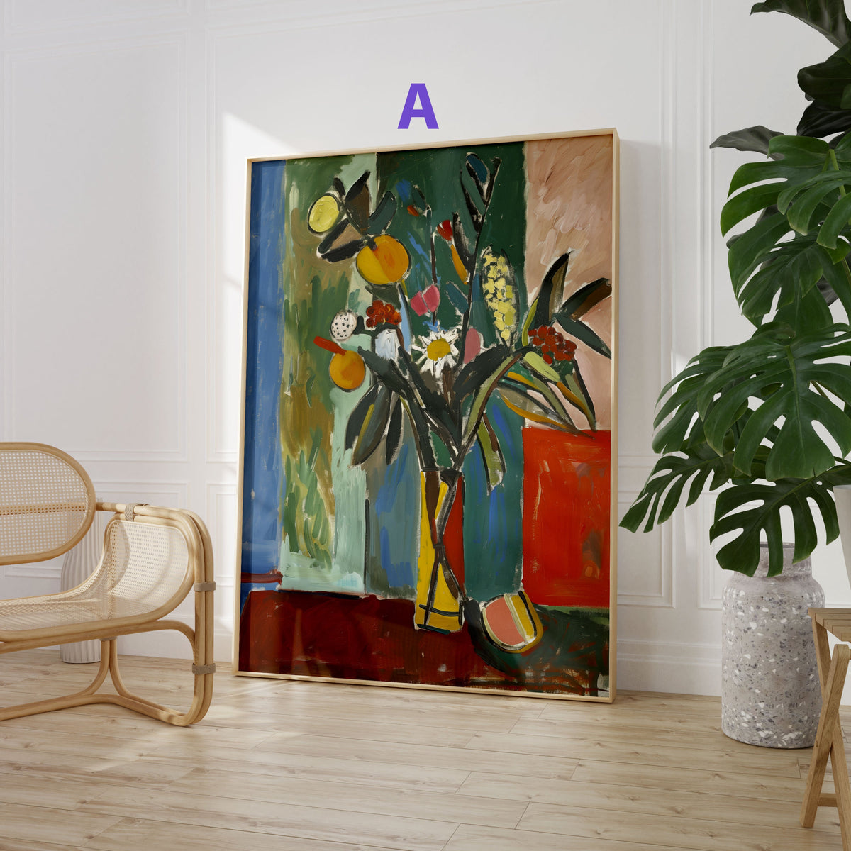 Moderne Kunst Poster · Geschenkidee · Porträts, Stillleben und Zeitgenössische Malerei · Dekoprint ohne Rahmen