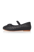 Marisol Woven Leather Ballet Flats - Leather Shoes at Dealshubindia