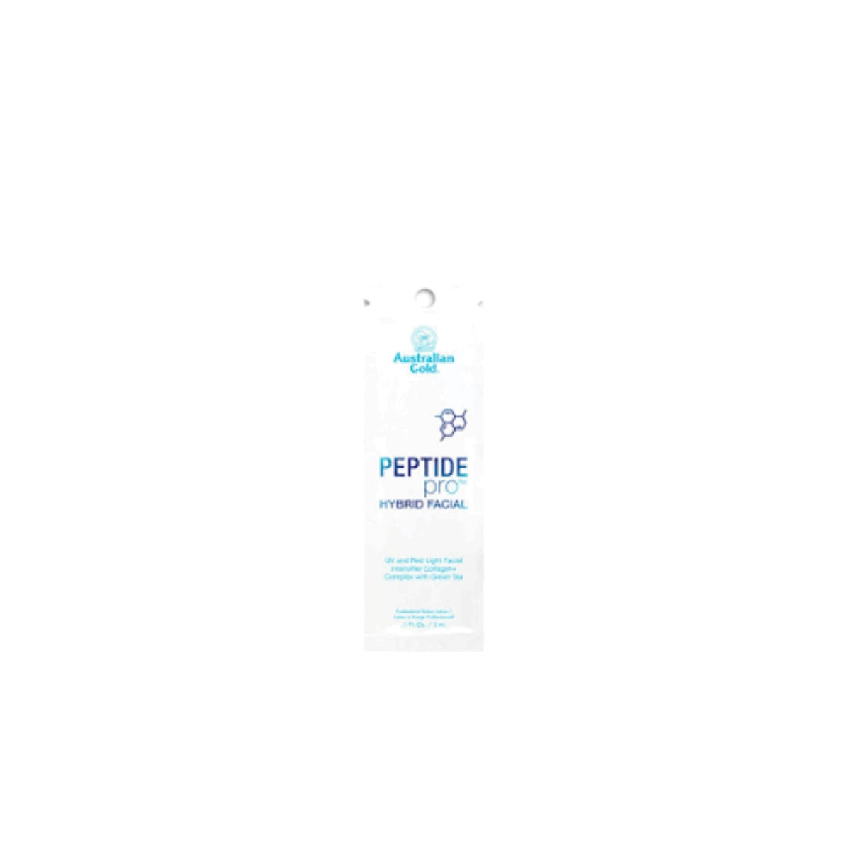 Australian Gold Peptide Pro hybrid facial sachet, 3 ml, front label