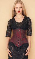 Miles Maroon Underbust Corset