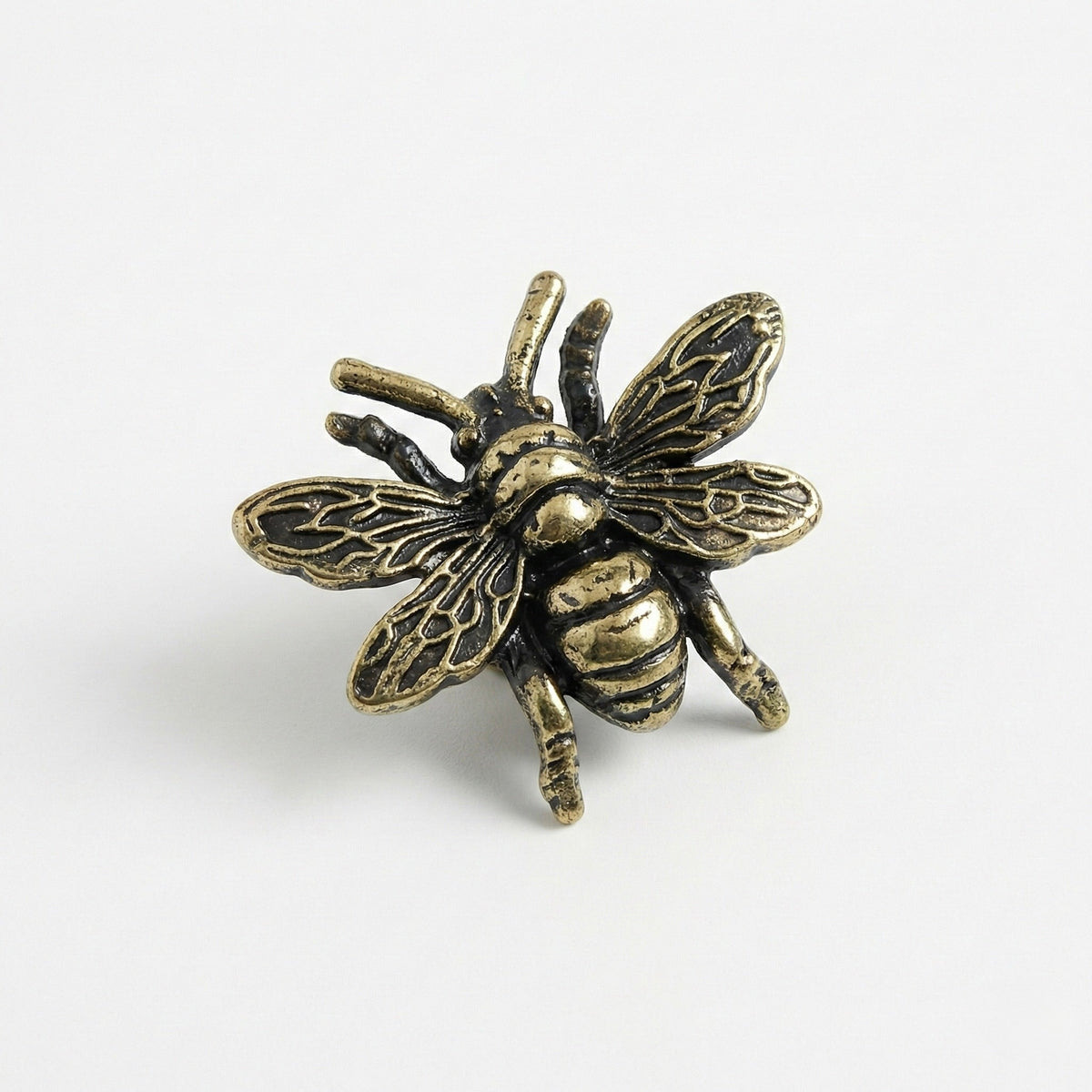 Antique Brass Bumble Bee Drawer Knobs