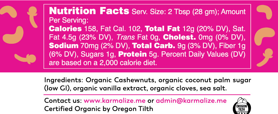 Organic Vegan Cashew butter with cloves - Freshly Made,Nut Butters,New Arrivals at Dealshubindia