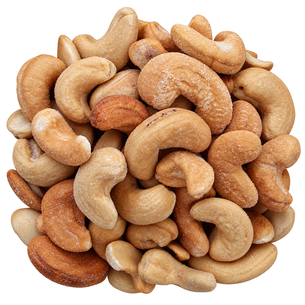 Roasted Cashew Nuts – Natural Organic Premium-quality + Free sample!