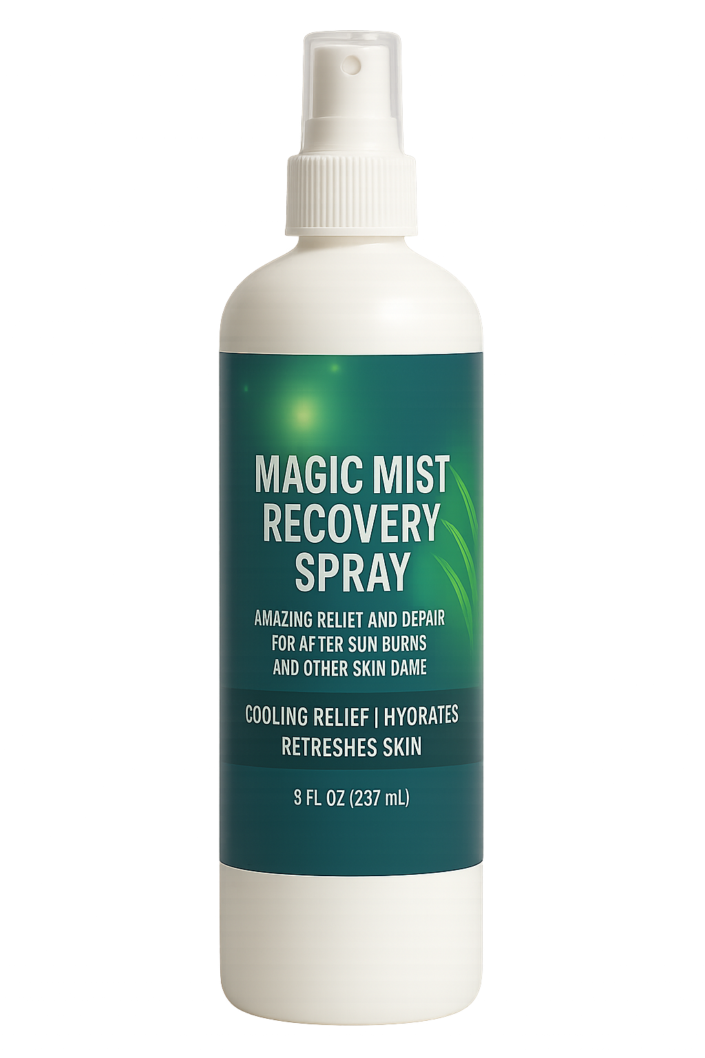 Magic Mist Recovery Spray — Instantly cools, soothes, and hydrates sun-stressed skin with pure aloe and botanicals.