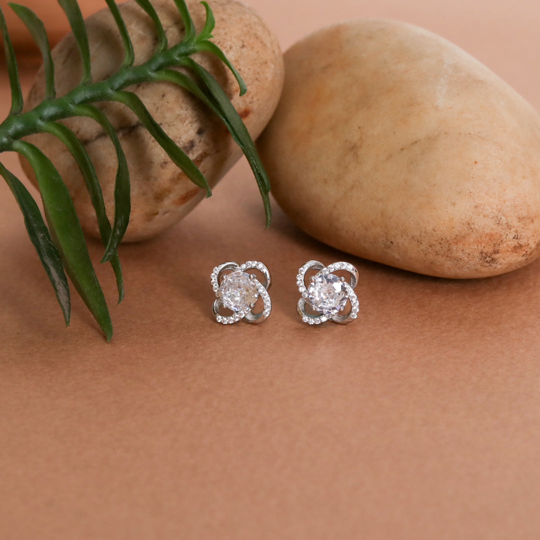 Zircon Floral Studds