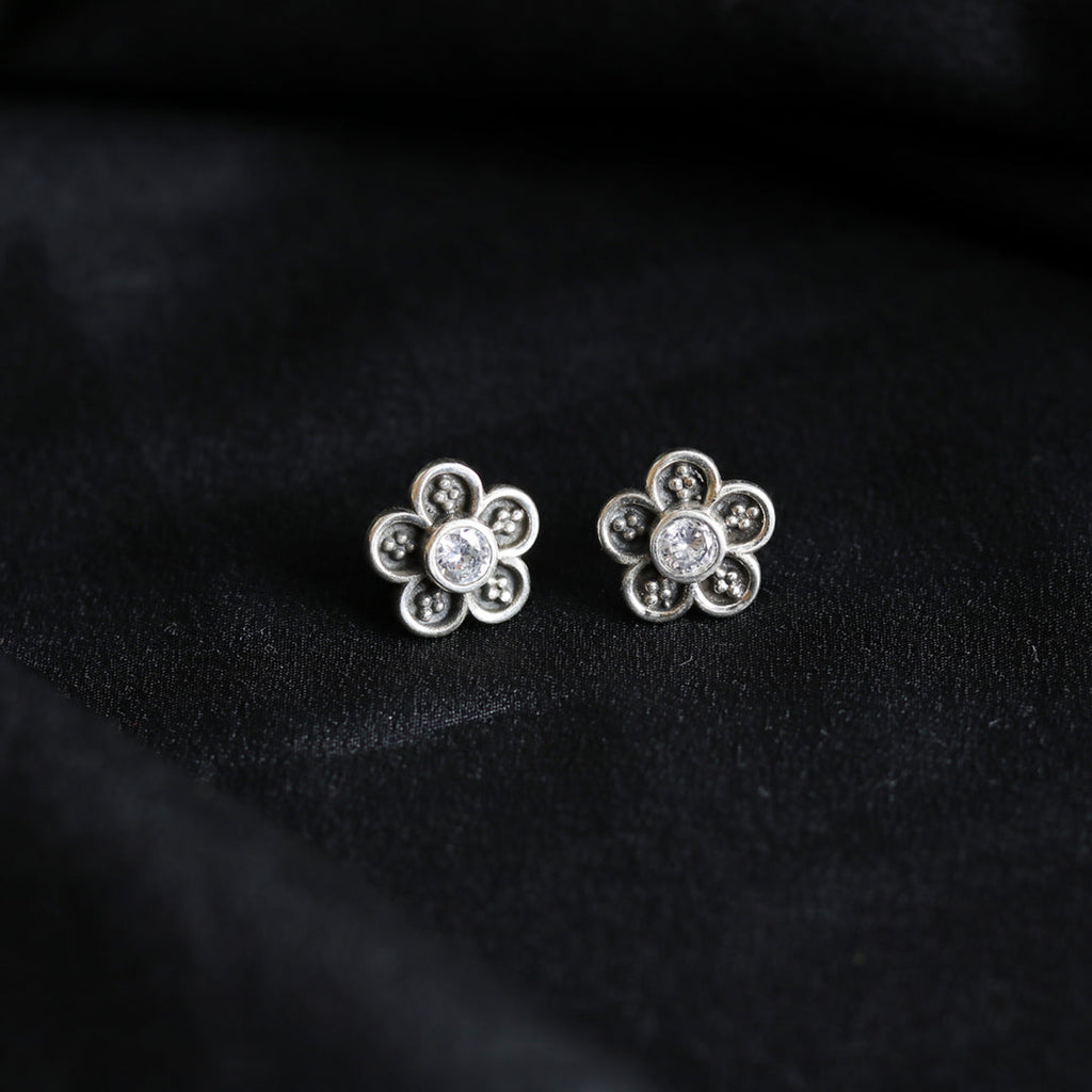Floral Zircon Studds