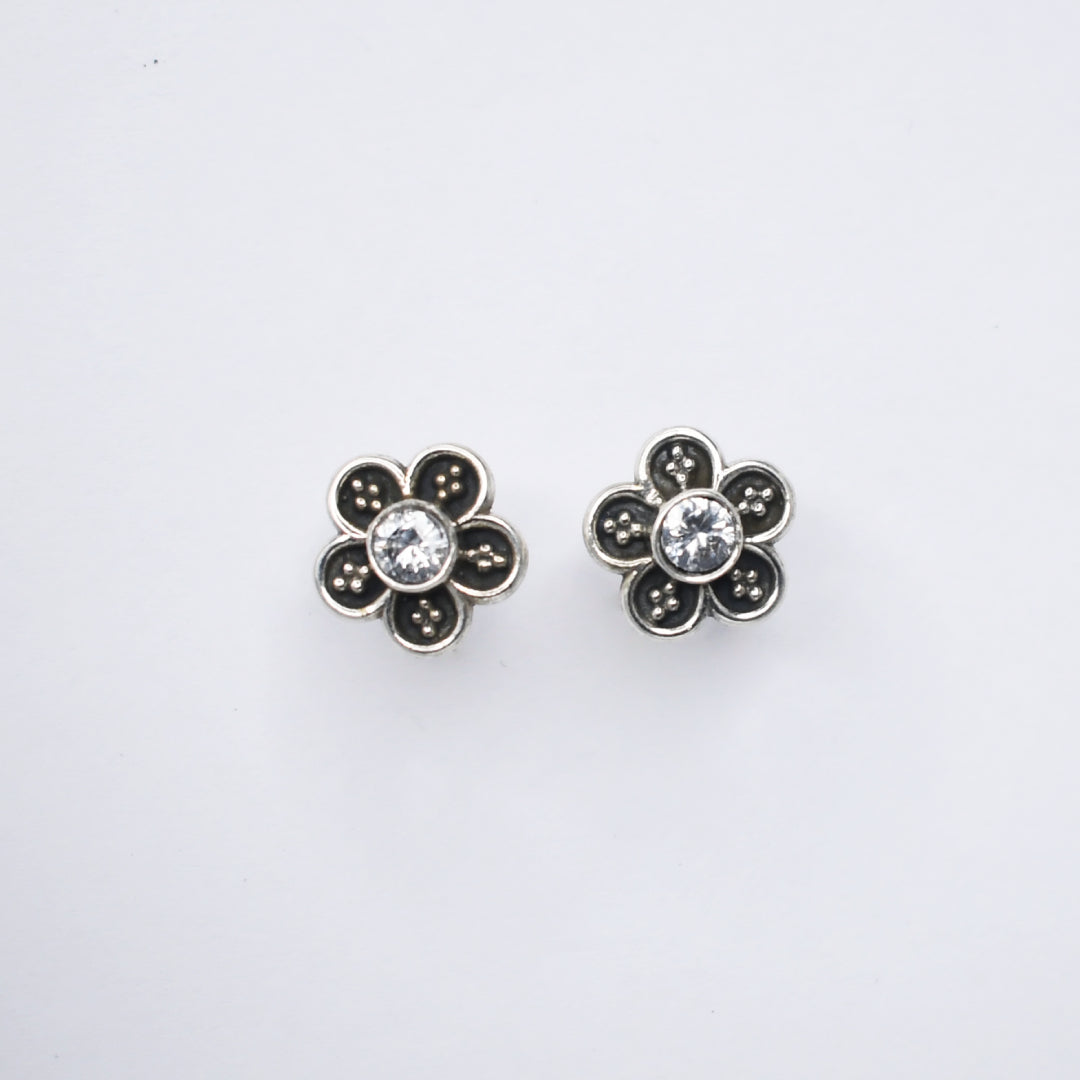 Floral Zircon Studds