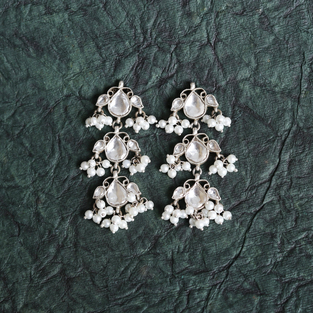 Kundan Pearl Earrings