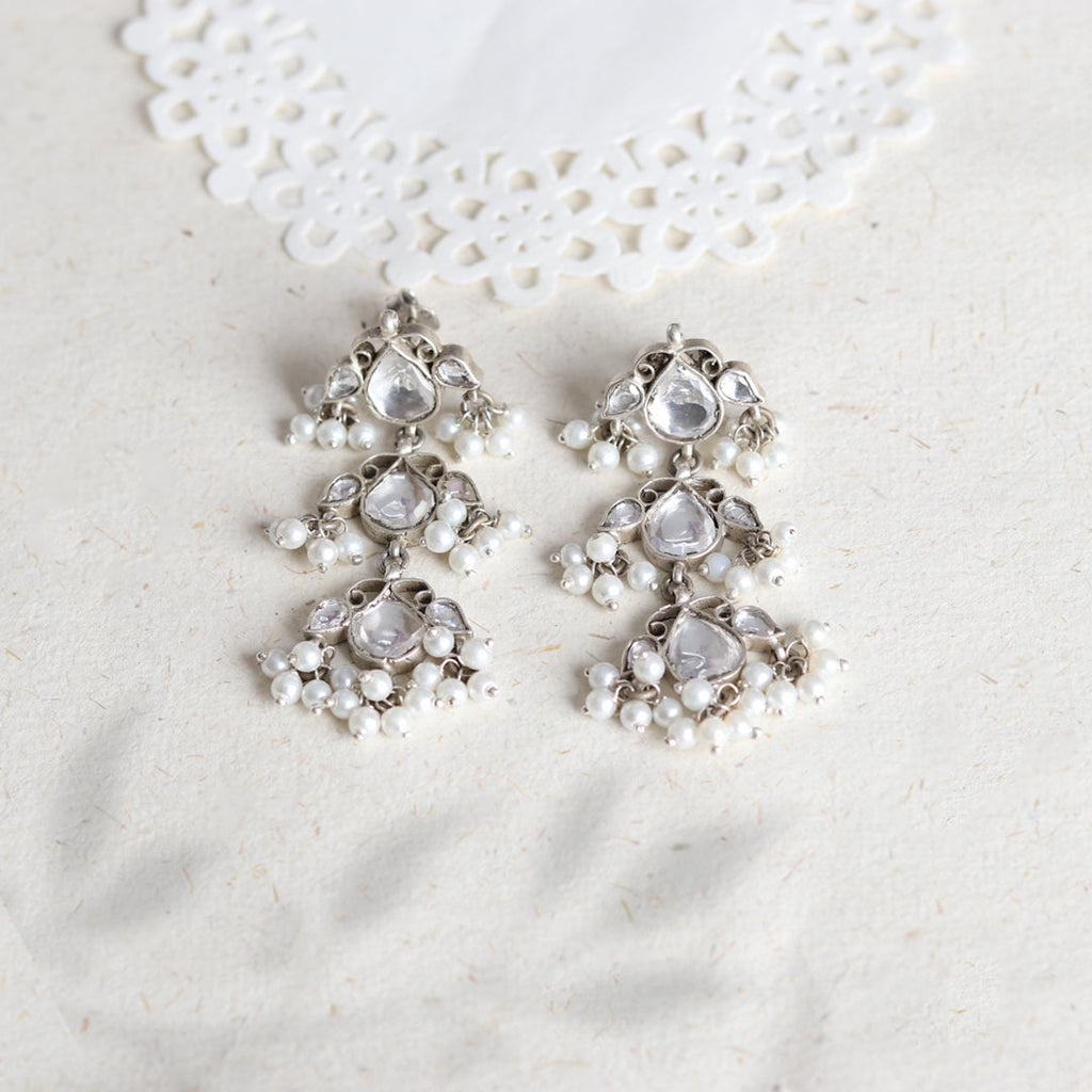 Kundan Pearl Earrings