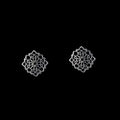 Cutwork Pattern Earrings