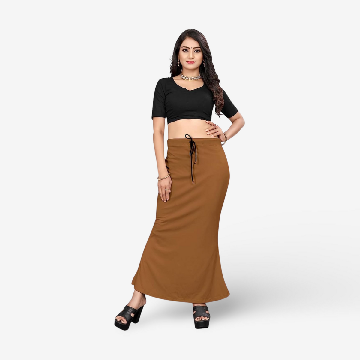 Lycra Saree Shapewear Petticoat for Women by Shreekama
