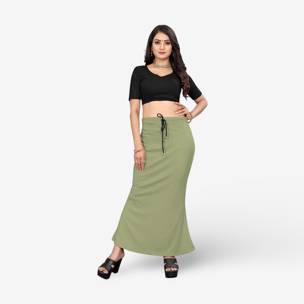 Lycra Saree Shapewear Petticoat for Women by Shreekama