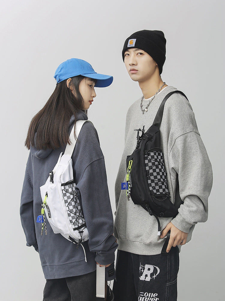 Couple Crossbody Fanny Pack for Men&Women,Large Waist Bag & Hip Bum Bag with Adjustable Strap for Outdoors Workout - Fanny Pack at Dealshubindia
