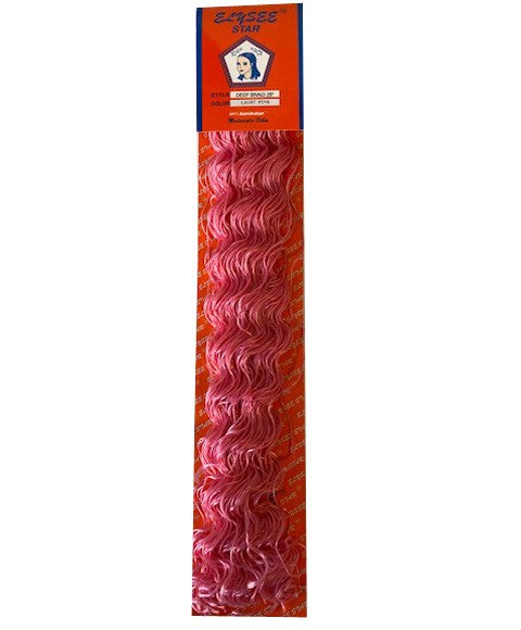 Elysee Star Deep Braid Syn Light Pink 25"
