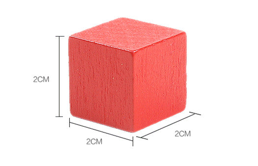 Educational Wooden Building Blocks Set with 100 Cubes for Kids