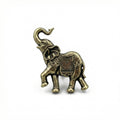 Ceremonial Elephant Cabinet Knobs in Antique Brass-0