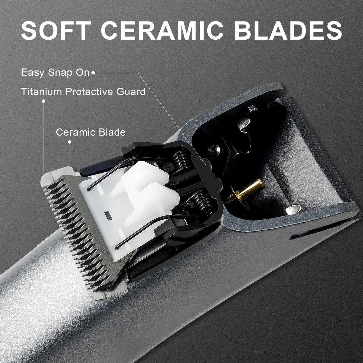 Electric Body & Hair Trimmer for Men Waterproof Groomer Black