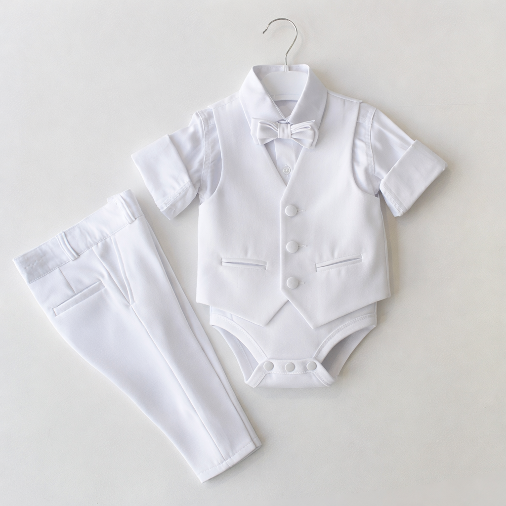 Alessio Baby Vest Set & Hat