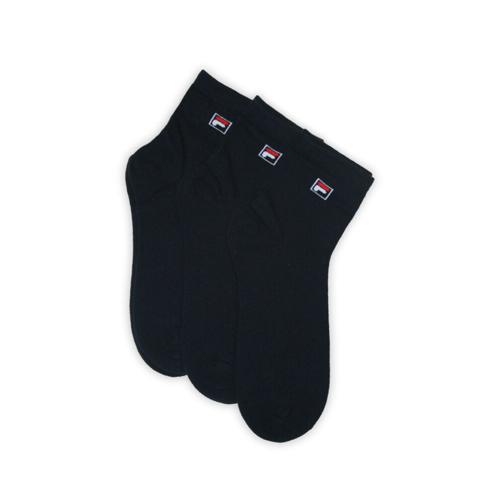Fila unisex cotton socks - short socks - 3 pairs - navy blue - 43-46