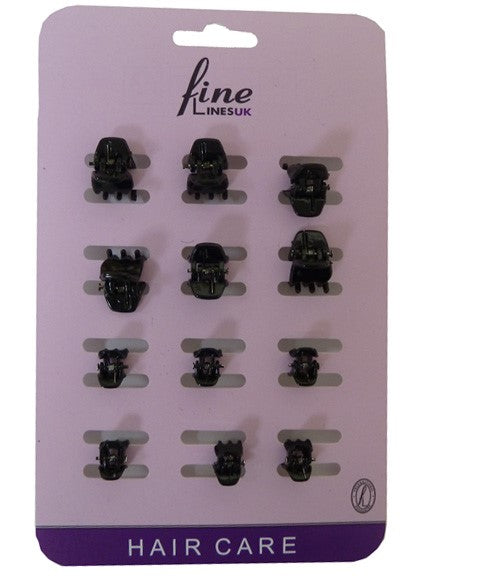 Fine LinesUK  Mini Claw Clips 6202 Assorted