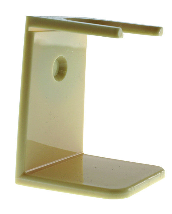 PureBadger Collection Shaving Brush Stand, Ivory Acrylic, Standard Mouth