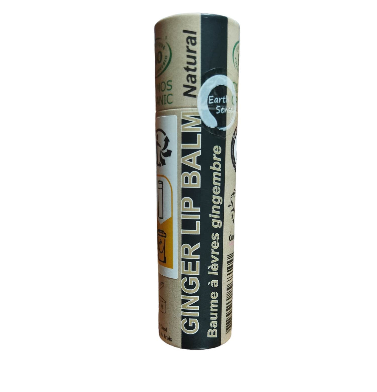 Organic Ginger Lip Balm 15ml - One piece
